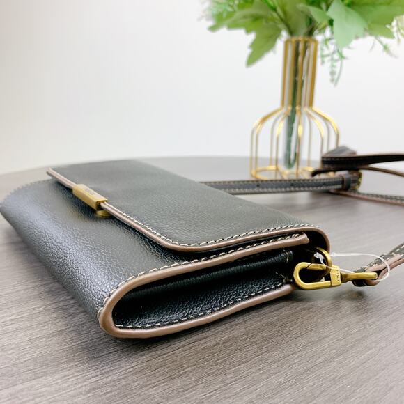 Fossil SHB3155001 Jori Wallet Crossbody IN Black - Picture 4 of 8